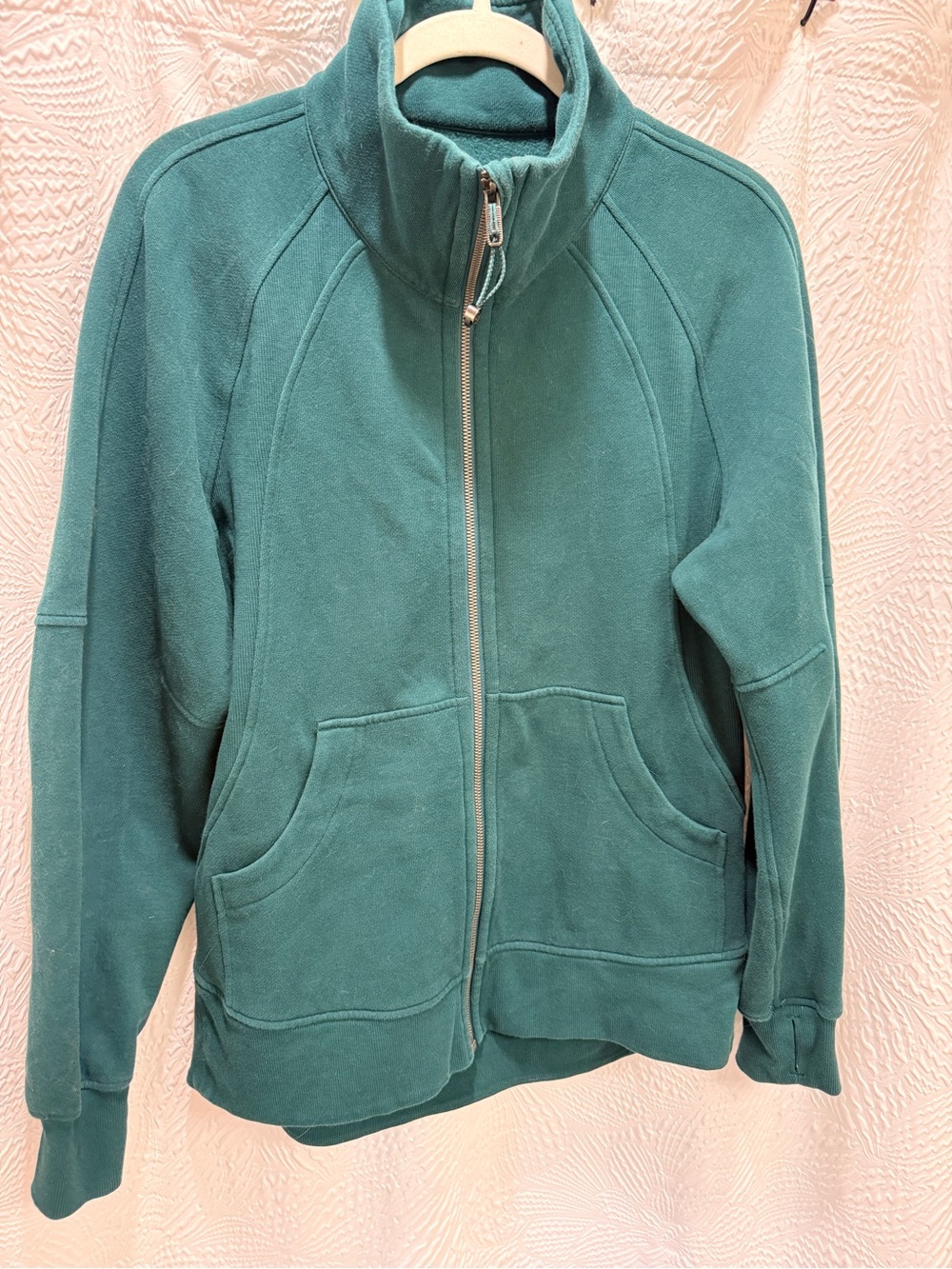 Full-Zip Green Jasper Fleece Jacket, Lululemon, OS, $69